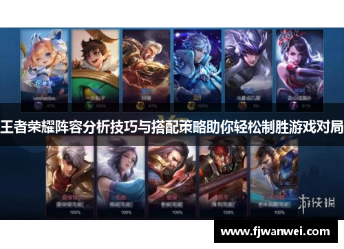王者榮耀陣容分析技巧與搭配策略助你輕松制勝游戲對局